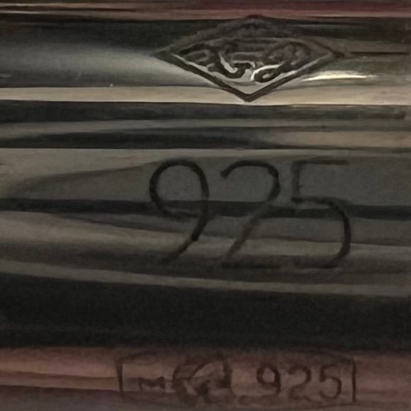 Hermes Sterling Silver Purse or Agenda Pencil 3 1/2" Chain 10 1/2" Lobster Lock - Picture 5 of 10